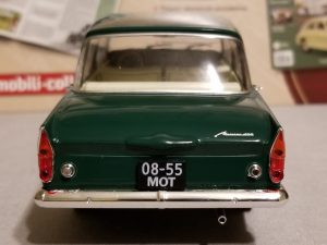 №6 Легендарные советские автомобили Москвич-408 1/24, масштабная модель, 1:24, Hachette, вид сзади