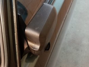Наружное зеркало заднего вида НПК Политех Р-5Б установленное на ВАЗ-2107