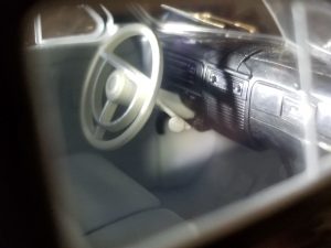 №7 Легендарные советские автомобили ЗИС-110 1/24, масштабная модель, 1:24, Hachette, вид в салон на панель приборов