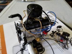 №9 Серия партворков Волга М21 1/8, масштабная модель, 1:8, ДеАгостини, собранный двигатель