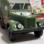 №9 Легендарные советские автомобили ГАЗ-69 1/24, масштабная модель, 1:24, Hachette, вид справа спереди