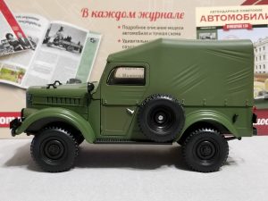 №9 Легендарные советские автомобили ГАЗ-69 1/24, масштабная модель, 1:24, Hachette, вид слева