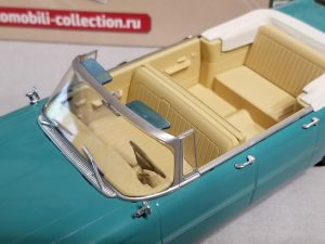 №10 Легендарные советские автомобили ЗИЛ-111Д 1/24, масштабная модель, 1:24, Hachette, вид на руль
