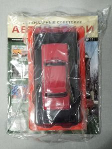 №11 Легендарные советские автомобили ЗАЗ-966 1/24, масштабная модель, 1:24, Hachette, в упаковке