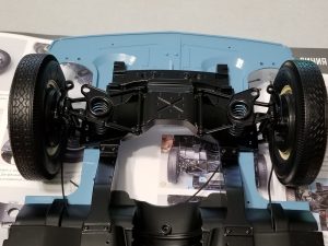 №16 Серия партворков Волга М21 1/8, масштабная модель, 1:8, ДеАгостини, передняя подвеска прикрученная к лонжеронам