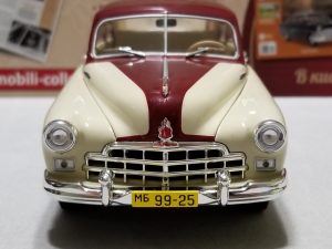 №14 Легендарные советские автомобили ЗИМ ГАЗ-12 1/24, масштабная модель, 1:24, Hachette, Ашет, вид на модель спереди