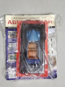 №15 Легендарные советские автомобили ЗМА Москвич 400-420А 1/24, масштабная модель, 1:24, Hachette, Ашет, в упаковке