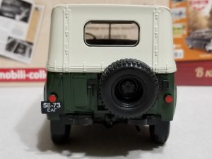 №16 Легендарные советские автомобили УАЗ-469Б 1/24, масштабная модель, 1:24, Hachette, Ашет, вид сзади