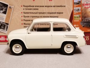 №17 Легендарные советские автомобили ЗАЗ-965А 1/24, масштабная модель, 1:24, Hachette, Ашет, вид слева