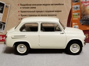 №17 Легендарные советские автомобили ЗАЗ-965А 1/24, масштабная модель, 1:24, Hachette, Ашет, вид справа