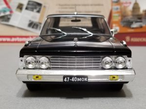 №18 Легендарные советские автомобили ЗИЛ-114 1/24, масштабная модель, 1:24, Hachette, Ашет, вид спереди