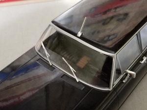 №18 Легендарные советские автомобили ЗИЛ-114 1/24, масштабная модель, 1:24, Hachette, Ашет, вид на лобовое стекло
