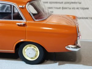 №21 Легендарные советские автомобили Москвич-412 1/24, масштабная модель, 1:24, Hachette, Ашет, заднее левое крыло