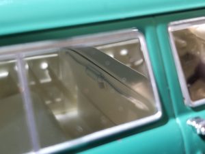 №22 Легендарные советские автомобили ГАЗ-22 Волга универсал 1/24, масштабная модель, 1:24, Hachette, Ашет, вид на спинку переднего дивана