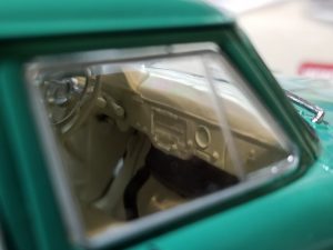 №22 Легендарные советские автомобили ГАЗ-22 Волга универсал 1/24, масштабная модель, 1:24, Hachette, Ашет, вид на "торпеду"