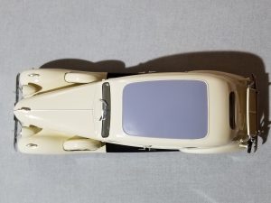 №23 Легендарные советские автомобили лимузин ЗИС-101А 1/24, масштабная модель, 1:24, Hachette, Ашет, вид сверху