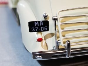 №23 Легендарные советские автомобили лимузин ЗИС-101А 1/24, масштабная модель, 1:24, Hachette, Ашет, номерной знак сзади