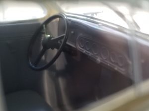 №23 Легендарные советские автомобили лимузин ЗИС-101А 1/24, масштабная модель, 1:24, Hachette, Ашет, вид на руль и панель приборов