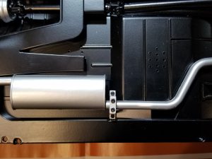 №39, №40 Серия партворков ГАЗ М21 Волга 1/8, масштабная модель, 1:8, ДеАгостини, крепление хомута возле "банки" глушителя