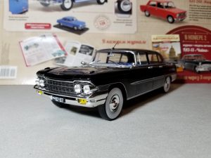 №25 Легендарные советские автомобили лимузин ЗИЛ-111Г 1/24, масштабная модель, 1:24, Hachette, Ашет, вид на модель