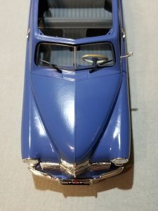 №27 Легендарные советские автомобили кабриолет ГАЗ М-20 Победа 1/24, масштабная модель, 1:24, Hachette, Ашет, вид на капот сверху