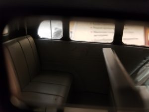№28 Легендарные советские автомобили ГАЗ М-1 1/24, масштабная модель, 1:24, Hachette, Ашет, вид изнутри на задние места