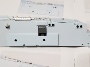 №49 Серия партворков ГАЗ М21 Волга 1/8, масштабная модель, 1:8, ДеАгостини, передняя пепельница на панели приборов