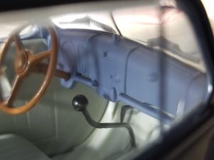 №29 Легендарные советские автомобили КИМ 10-50 1/24, масштабная модель, 1:24, Hachette, Ашет, вид на панель приборов